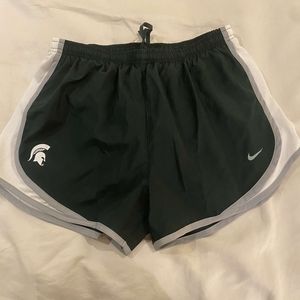 Woman's MSU Nike shorts M nwt